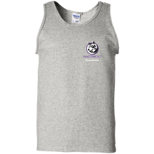 Load image into Gallery viewer, Logo with White Custom Text G220 Gildan 100% Cotton Tank Top