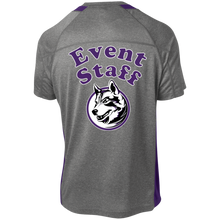 Load image into Gallery viewer, ST361 Sport-Tek Heather Colorblock Poly T-Shirt event