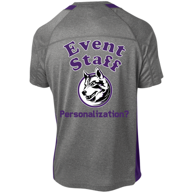 ST361=sport Sport-Tek Heather Colorblock Poly T-Shirt event