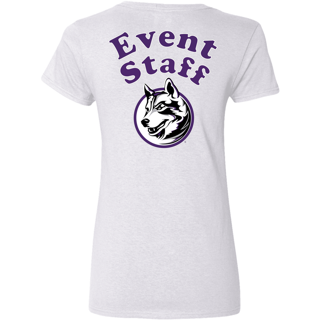 G500VL Gildan Ladies' 5.3 oz. V-Neck T-Shirt event