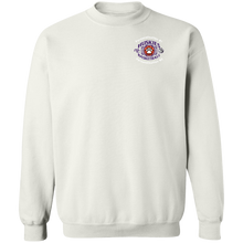 Load image into Gallery viewer, Basketball-white text G180 Gildan Crewneck Pullover Sweatshirt  8 oz.