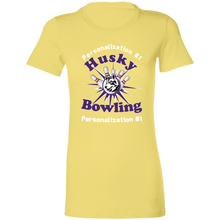 Load image into Gallery viewer, Bowling-white text 6004 Ladies' Favorite T-Shirt