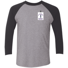 Load image into Gallery viewer, NL6051 Next Level Tri-Blend 3/4 Sleeve Baseball Raglan T-Shirt event