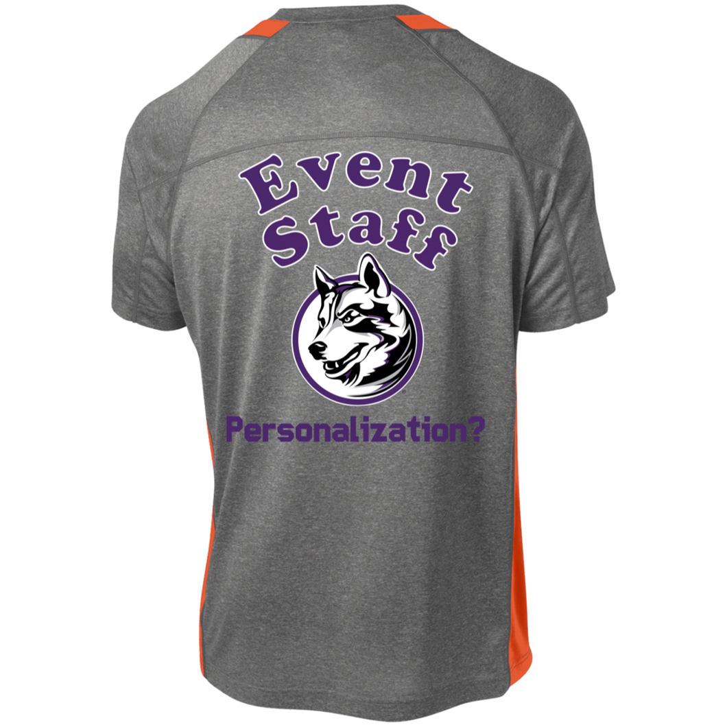 ST361=sport Sport-Tek Heather Colorblock Poly T-Shirt event