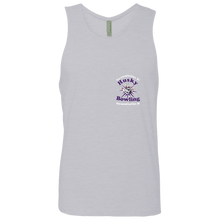 Load image into Gallery viewer, Bowling-white text NL3633 Next Level Men's Cotton Tank