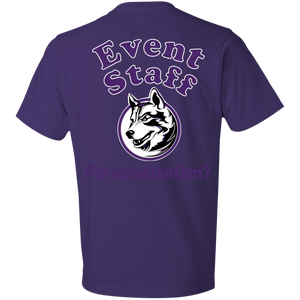 Generic_Event_Staff-purple-personalize_no_husky_text 980 Anvil Lightweight T-Shirt 4.5 oz
