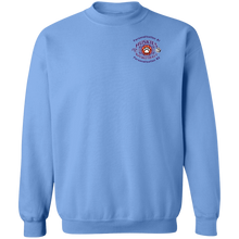 Load image into Gallery viewer, Basketball-purple-text G180 Gildan Crewneck Pullover Sweatshirt  8 oz.