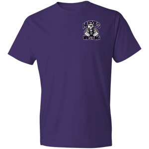 Wrestling-Purple-text 980 Anvil Lightweight T-Shirt 4.5 oz