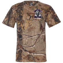 Load image into Gallery viewer, Wrestling-White-text 3980 Code V Short Sleeve Camouflage T-Shirt