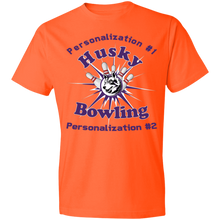 Load image into Gallery viewer, Bowling-purple text 980 Lightweight T-Shirt 4.5 oz