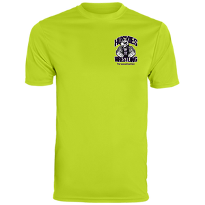 Wrestling-Purple-text 790 Augusta Men's Wicking T-Shirt