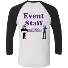 Load image into Gallery viewer, NL6051 Next Level Tri-Blend 3/4 Sleeve Baseball Raglan T-Shirt event