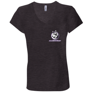 B6005 Bella + Canvas Ladies' Jersey V-Neck T-Shirt