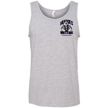 Load image into Gallery viewer, Wrestling-Purple-text 986 Anvil 100% Ringspun Cotton Tank Top