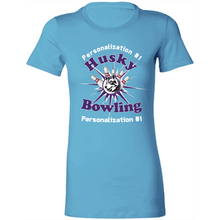 Load image into Gallery viewer, Bowling-white text 6004 Ladies' Favorite T-Shirt