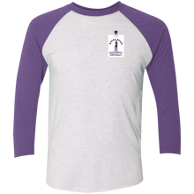 Load image into Gallery viewer, NL6051 Next Level Tri-Blend 3/4 Sleeve Baseball Raglan T-Shirt event