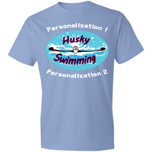 Load image into Gallery viewer, Swimming-white_text 980 Lightweight T-Shirt 4.5 oz