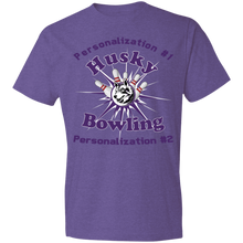 Load image into Gallery viewer, Bowling-purple text 980 Lightweight T-Shirt 4.5 oz