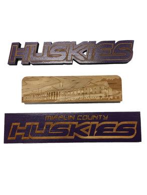 MCHuskies Wooden Block