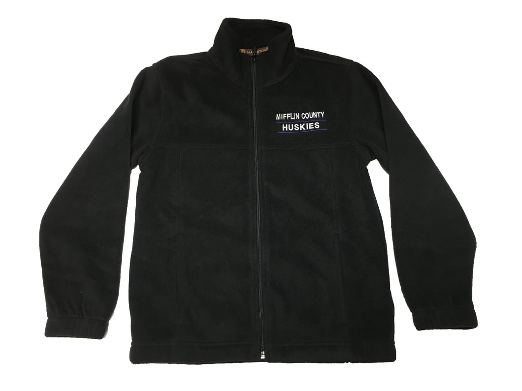Fleece Jacket Youth Black - Medium (10/12)