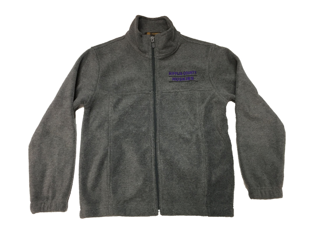 Fleece Jacket Youth Grey