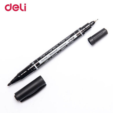 Black Dual-End Permanent Marker