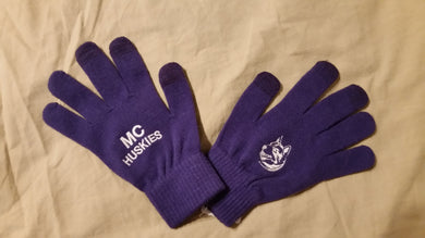 Purple Huskie Gloves