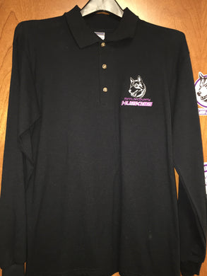 Small Polo-Pique-Black LS