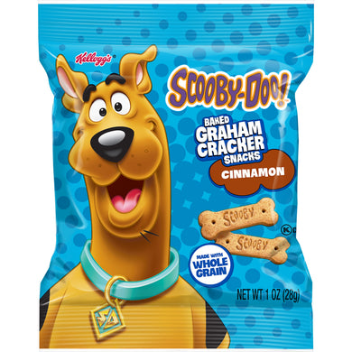 Scooby Doo Cinnamon Graham Cracker Snacks 1 oz