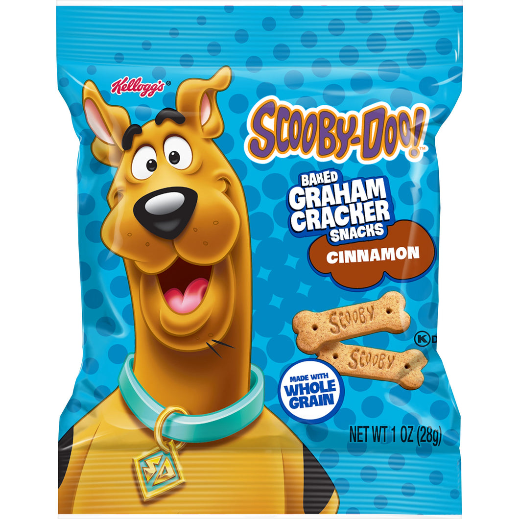 Scooby Doo Cinnamon Graham Cracker Snacks 1 oz